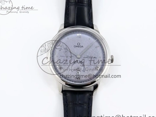 0106 Trendsetting De Ville Power Reserve SS MKF 1:1 Best Edition Blue Textured Dial on Black Leather Strap A 7742